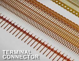 Precision stamped metal connector components